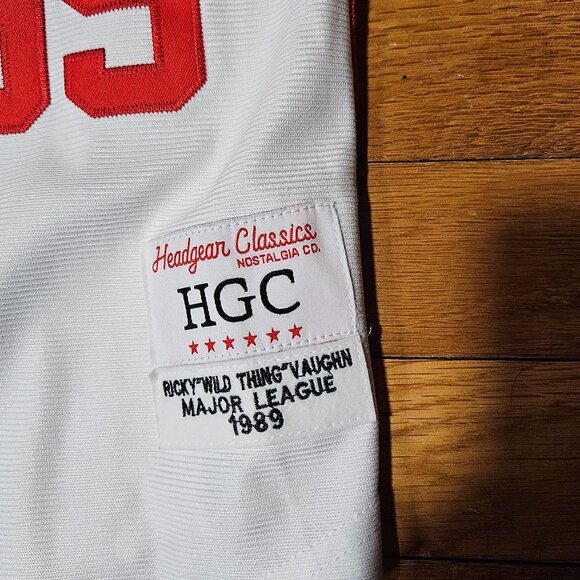 VTG Vaughn Cleveland #99 Headgear Classics button up kids baseball jersey S - Picture 3 of 9